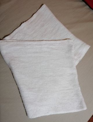 Bufanda de cuello blanca