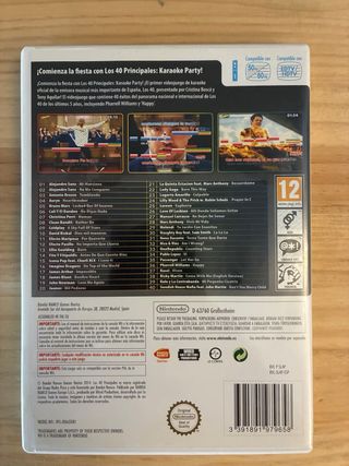 Wii 40 Principales Karaoke Party