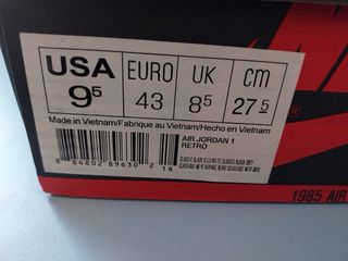 Nike Air Jordan 1 Rojas