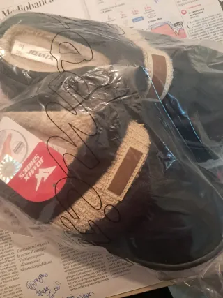 Ciabatte Jomix nere foderate