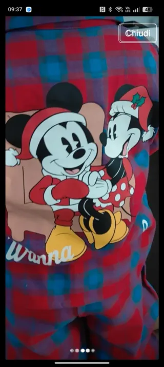 Pigiama Disney Mickey e Minnie 7-8 anni