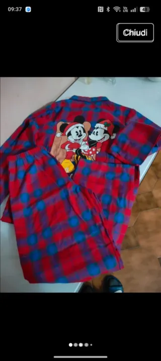 Pigiama Disney Mickey e Minnie 7-8 anni