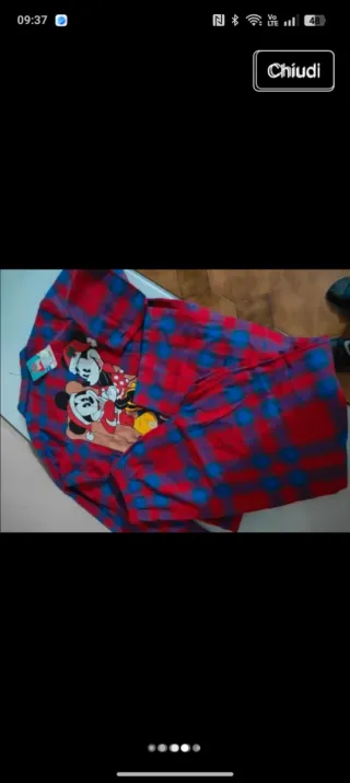 Pigiama Disney Mickey e Minnie 7-8 anni