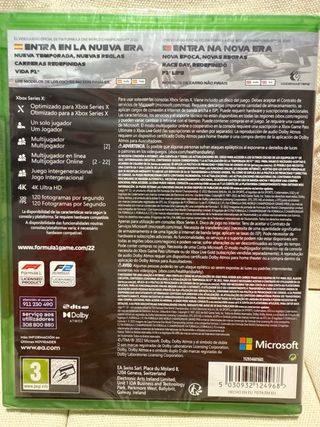 F1 22 Xbox Series X sigillato