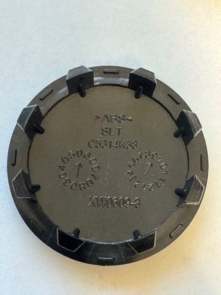 4 Coprimozzo KIA Nero Logo Cromato