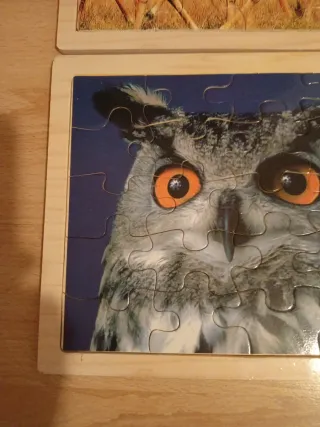 Puzzles Madera Jirafas y Búho