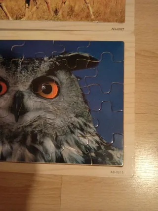 Puzzles Madera Jirafas y Búho