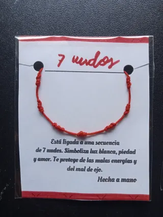 Pulsera 7 nudos