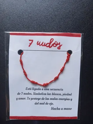 Pulsera 7 nudos