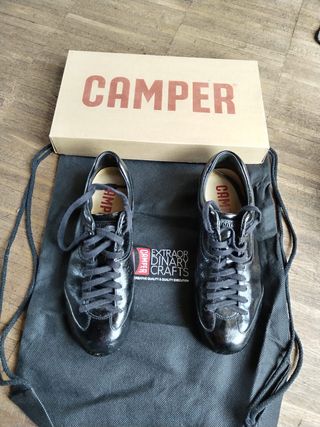 Scarpe Camper Donna Nero Lucido Tg 36