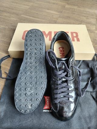Scarpe Camper Donna Nero Lucido Tg 36