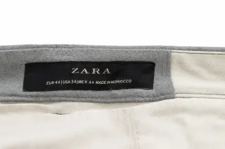Pantaloni uomo grigi Zara taglia 44