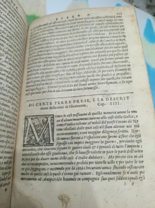 Libro Antico Di Flavio Giuseppe 1582