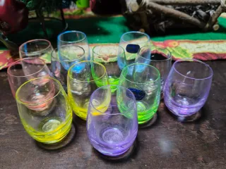 Vasos chupito Bohemia multicolor