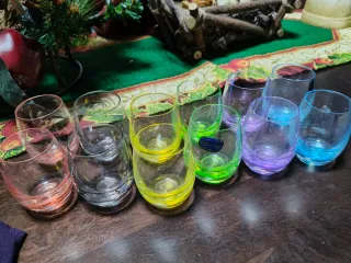 Vasos chupito Bohemia multicolor