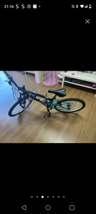 Bicicleta 24 con suspensión