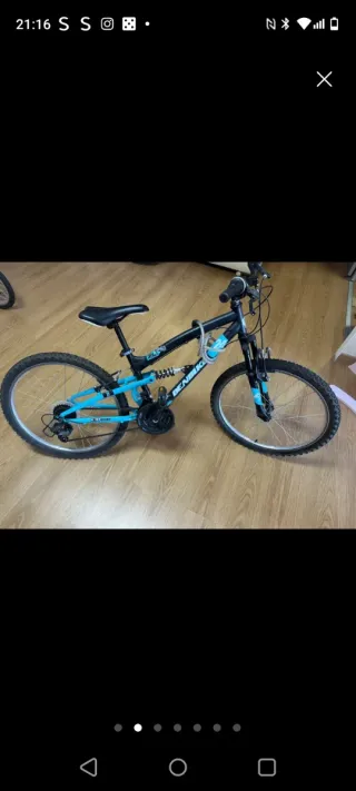 Bicicleta 24 con suspensión