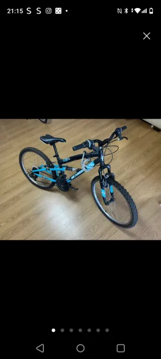 Bicicleta 24 con suspensión