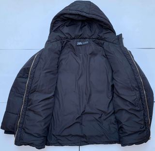 Giubbotto Piumino Zara Donna XS Nero