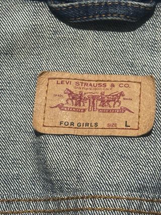 Chaqueta vaquera Levi's azul ajustada