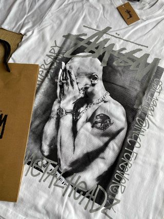 T-shirt Stüssy com estampado