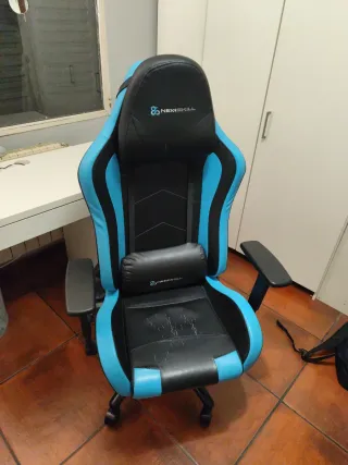 Silla Gaming Newskill takamikura V2 Azul y Negra