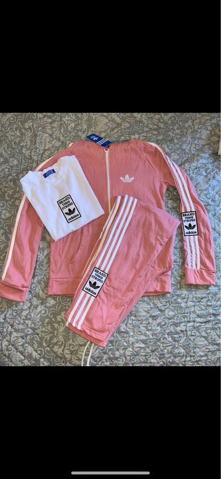 Chándal Adidas Rosa Mujer