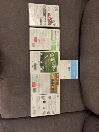 Consola Wii Blanca + 6 Juegos