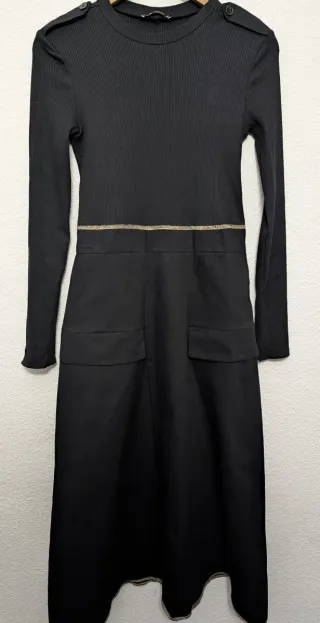Vestido Zara Negro Talla S
