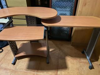 Escritorio madera y metal