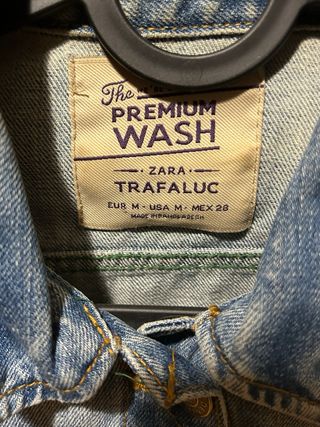 Cazadora vaquera Zara azul