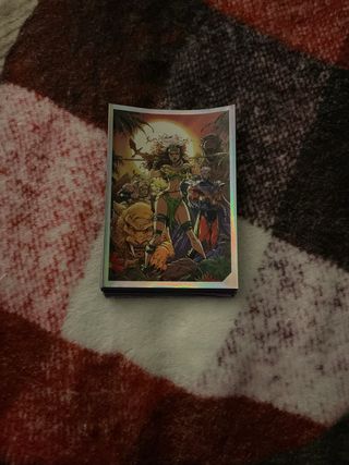 Lotto 48 figurine Panini Into the Marvel universe