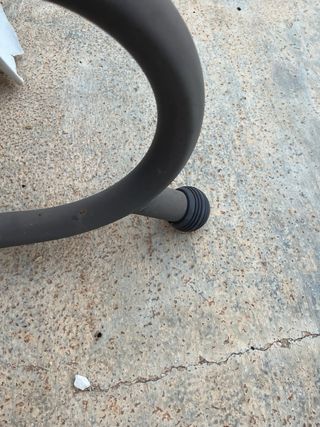 Balancín exterior grande beige y morado