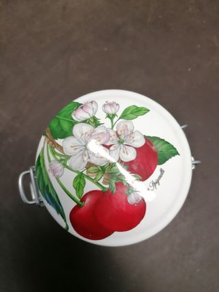 Vaso Ceramica Spigarelli Fiori Ciliegio