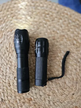 Linterna LED T6 Zoom Ajustable