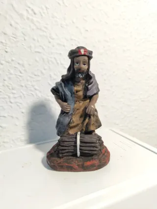 Figura pastor con leña para Belén