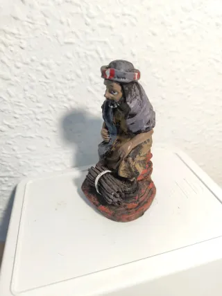 Figura pastor con leña para Belén