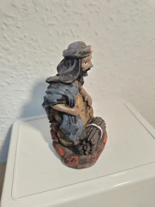 Figura pastor con leña para Belén