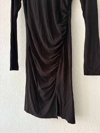 Vestido HyM Negro Cuello Alto Nuevo con etiqueta