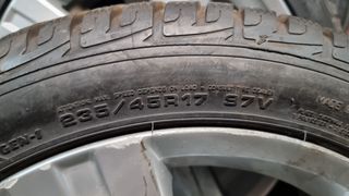 Juego de 4 llantas originales Volkswagen passat