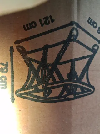 Parque para bebés 121x79 cm