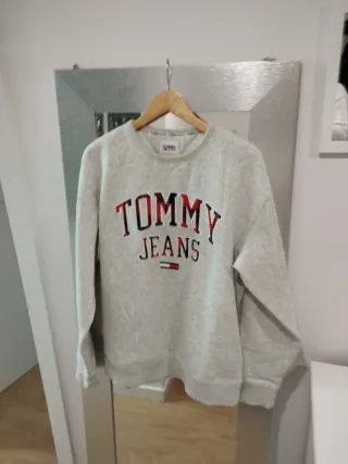 Sudadera Tommy Jeans Gris Talla M