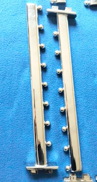 20 Ganchos Percha Metal Cromado