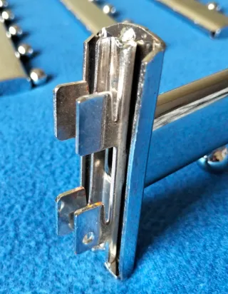 20 Ganchos Percha Metal Cromado