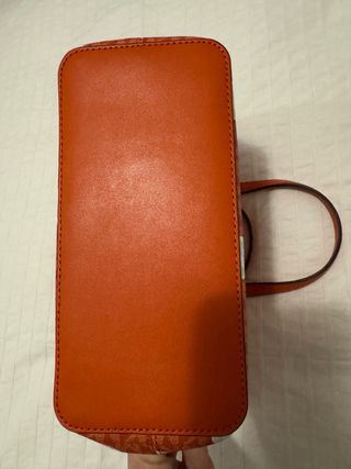 Bolso Michael Kors Jet Set Mini Lunares Naranja