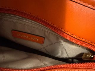 Bolso Michael Kors Jet Set Mini Lunares Naranja