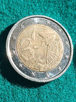 Moneda 2 euros Erasmus 1987-2007