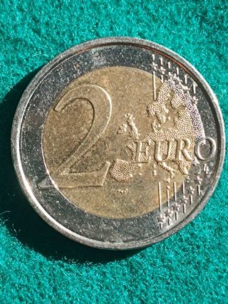 Moneda 2 euros Erasmus 1987-2007
