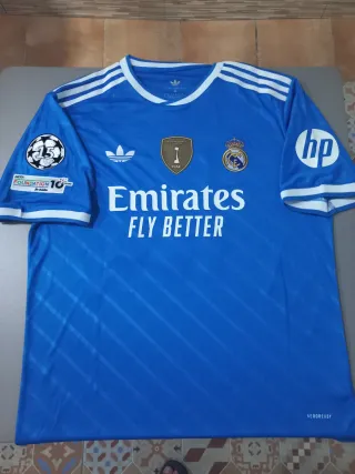 Camiseta Real Madrid Adidas Azul XL