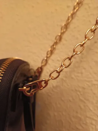 Mini bolso móvil cadena dorada